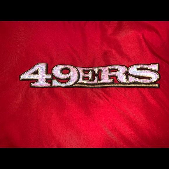 Vintage Wmns 49er Quilted Bomber - Picture 4 of 6